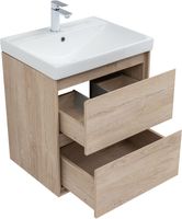 Товар: Тумба с раковиной Aquanet Милан 60 цв. дуб светлый 00340167 - фото 12 Тумба с раковиной Aquanet Милан 60 цв. дуб светлый 00340167 — фото 12, Тумбы с раковиной