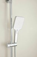 Душевая система с тропическим душем и смесителем BELZ, хром арт-B24507 — фото 5, Душевые стойки