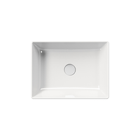 Товар: раковина накладная KUBE X 50x37 белый арт-942911 - фото 1 раковина накладная KUBE X 50x37 белый арт-942911 — фото 1, Раковины накладные