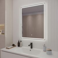 Товар: Зеркало с LED-подсветкой CARRERA (70*90) /AQUA DE MARCO Car70/90 - фото 2 Зеркало с LED-подсветкой CARRERA (70*90) /AQUA DE MARCO Car70/90 — фото 2, Зеркала в ванную комнату