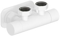 Вентиль Вентиль Сунержа 2х3/4" угловой скрытый-скрытый EU50 Матовый белый арт-30-1418-3434 — фото 3, Комплектующие для полотенцесушителей