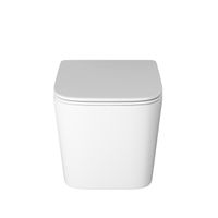 Унитаз подвесной Grossman (485х340х290) безободковый,белый с тонкой крышкой,микролифт,смыв торнадо,1 место арт-GR-4404SQ — фото 1, Подвесные унитазы