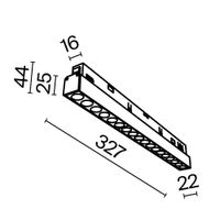 Трековый светильник Technical TR031-4-18W3K-S-DS-W — фото 2, Трековые светильники