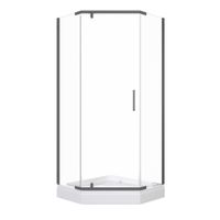 Товар: ДО "Дека-Графит", 90х90, пятиуг., низ. подд. (3 места+сифонD90мм) арт-Щ0000073925 - фото 6 ДО "Дека-Графит", 90х90, пятиуг., низ. подд. (3 места+сифонD90мм) арт-Щ0000073925 — фото 6, Душевые уголки трапеция