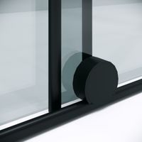 Душевая перегородка Niagara Nova (100х200) черный матовый,раздвижная,стекло прозрачное,1 место арт-NG-671-10BLACK — фото 6, Душевые перегородки