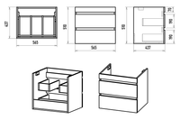 Тумба под раковину арт-Э-Ени01060-012По2Я — фото 4, Тумбы под раковину