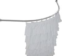 Товар: Карниз для ванны Aquanet Capri полукруглый 160х100 хром 00176024 - фото 2 Карниз для ванны Aquanet Capri полукруглый 160х100 хром 00176024 — фото 2, Карнизы для ванной