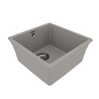 Кухонная мойка Lemark SINARA 400-U подстольного монтажаиз кварцгранита, Грей арт-9910063 — фото 1, Кухонные мойки