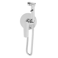 Гигиенический душ со смесителем встраиваемый ESKO SMHLG, хром — фото 1, Гигиенические души