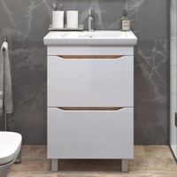 Товар: Тумба под раковину VIGO Grani 60 напольная дуб золотой (201 дуб золотой) - фото 2 Тумба под раковину VIGO Grani 60 напольная дуб золотой (201 дуб золотой) — фото 2, Тумбы под раковину