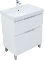 Товар: Тумба с раковиной Aquanet Алвита new 70 (Flat) напольная 2 ящ. цв. белый матовый 00345677 - фото 11 Тумба с раковиной Aquanet Алвита new 70 (Flat) напольная 2 ящ. цв. белый матовый 00345677 — фото 11, Тумбы с раковиной