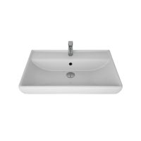 Q, 70 см, мебельный умывальник, керамический, Dreja арт-191645 — фото 1, Раковины подвесные