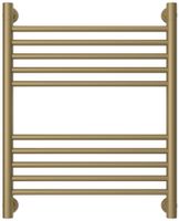 Полотенцесушитель водяной Сунержа Богема+ прямая 600х500 Матовое золото арт-032-0220-6050 — фото 1, Водяные полотенцесушители