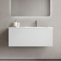 Тумба подвесная SANCOS Snob R 1.0 995х445х406, c одним ящиком оснащенным доводчиками, Bianco , арт. арт-SNR1.0100RW — фото 1, Тумбы под раковину