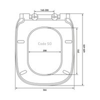 Сиденье BERGES Code SO арт-016403 — фото 9, Сиденья для унитаза