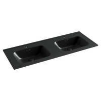 Умывальник накладной прямоугольный (цвет Черный Матовый) Element 1210*465*180мм CN7004MB — фото 1, Мини-раковины