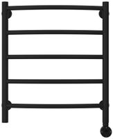 Полотенцесушитель электрический Стилье Формат 12 600х500 правый Матовый чёрный арт-31512-6050 — фото 1, Электрические полотенцесушители