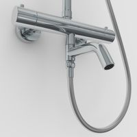 Душевая стойка BERGES KALISTO 3R с термостатом, хром арт-075021 — фото 6, Держатели для душа