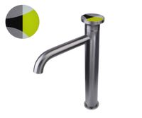 Смеситель для раковины Bronze de Luxe , графит/желтый арт-9008GM-Y — фото 1, Смесители для раковины