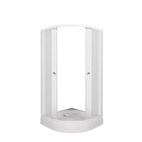 ДО Вельвет 80*80 А (3 места+сифон D90) арт-Щ0000064624 — фото 2, Душевые уголки четверть круга