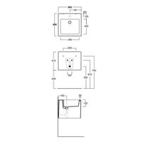 Товар: Раковина SIMAS FROZEN подвесная с одним намеченным отверстием в центре цвет белый арт-FZ13 - фото 2 Раковина SIMAS FROZEN подвесная с одним намеченным отверстием в центре цвет белый арт-FZ13 — фото 2, Раковины подвесные