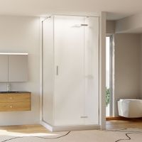 Душевая дверь Veconi Vianno VN-73R/R, 800x1950, Хром, стекло дождь VN73R/R-80-06-C4 — фото 1, Распашные душевые двери