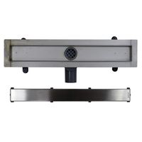 Товар: Душевой лоток AZARIO CERAMIC 500 мм, боковой слив D50, нержавеющая сталь, двухсторонняя решетка с возможностью монтажа "под плитку" арт-AZPP01-50 Ceramic - фото 2 Душевой лоток AZARIO CERAMIC 500 мм, боковой слив D50, нержавеющая сталь, двухсторонняя решетка с возможностью монтажа "под плитку" арт-AZPP01-50 Ceramic — фото 2, Трапы для душа