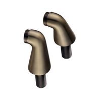 Комплект переходников 2шт., для установки смесителя на борт ванны, бронза, LEMARK LM8556BR — фото 1, Комплектующие для душевого оборудования