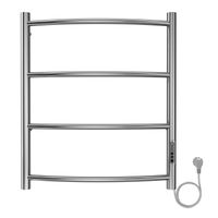 Полотенцесушитель электрический AZARIO VERONA 500/600 4 секции, диммер справа, хром арт-AZ04856 — фото 1, Электрические полотенцесушители