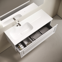 Тумба подвесная SANCOS Very левая 1195х445х406, c одним ящиком оснащенным доводчиками, Bianco , арт. арт-VR120LW — фото 2, Тумбы под раковину