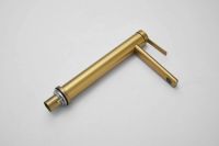 Смеситель для накладной раковины BELZ, брашированное золото, арт-B11813-5 — фото 9, Смесители для раковины