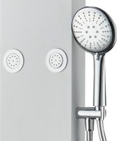 Душевая панель Galaxy White с гидромассажем и изливом AP40-03 — фото 3, Душевые панели