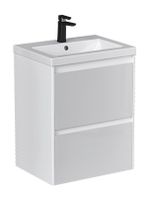 Тумба под раковину VELVEX Klaufs 600-0-2 (Como) навесная tp.KLA.COM.60.2Y — фото 1, Тумбы под раковину