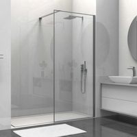 Душевая перегородка Walk-In VSW-1HS100CLGM, 1000*2000, вороненая сталь, стекло прозрачное — фото 3, Душевые перегородки