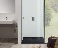 Душевой поддон GLOBO DOCCIAPIETRA с антислипом цвет чёрный DP09090504 — фото 1, Душевые поддоны