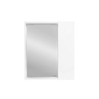 Зеркало со шкафом VIANT БЕРЛИН 60 подвесное белый арт-VBER60BEL-ZSH — фото 2, Зеркальные шкафы в ванную