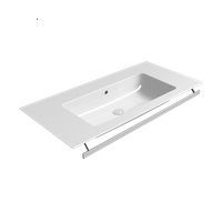 раковина подвесная/встраиваемая PURA 100x50 белый арт-8844111 — фото 3, Раковины подвесные