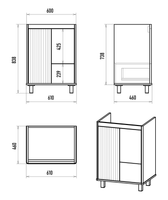 Товар: Тумба под раковину арт-RIS-06060-0842Я - фото 7 Тумба под раковину арт-RIS-06060-0842Я — фото 7, Тумбы под раковину