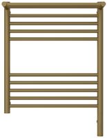 Полотенцесушитель электрический Сунержа Богема 3.1 с полкой 600х500 МЭМ правый Матовое золото 032-6007-6050 — фото 1, Электрические полотенцесушители