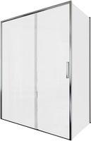 Товар: Душевой уголок Aquanet Pleasure Evo 150x80 AE65-150x80-CT профиль хром, прозрачное стекло - фото 3 Душевой уголок Aquanet Pleasure Evo 150x80 AE65-150x80-CT профиль хром, прозрачное стекло — фото 3, Прямоугольные душевые уголки