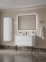 Опора мебельная, 2 шт, массив березы, 30 см, черный, Optima Home, IDDIS, OPH30B1i96 — фото 1, Комплектующие для мебели в ванной