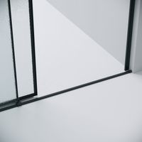 Дверь в нишу Grossman Galaxy 100.K33.01.130.21.02 (130х195) черный матовый,стекло шиншилла,раздвижная, 1 место — фото 6, Раздвижные душевые двери