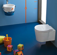 Унитаз Scarabeo BUCKET подвесной детский цвет белый арт-8815 — фото 2, Подвесные унитазы