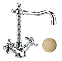 Смеситель для раковины Fiore MARGOT SKY (SWAROVSKI®) , бронза арт-01ZZ0625 — фото 1, Смесители для раковины