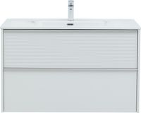 Товар: Тумба с раковиной Aquanet Вита 100 цв. белый матовый 00339163 - фото 9 Тумба с раковиной Aquanet Вита 100 цв. белый матовый 00339163 — фото 9, Тумбы с раковиной