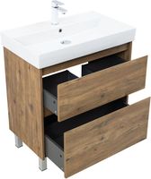 Тумба с раковиной Aquanet Nova Lite 2.0 75 напольная цв. дуб рустикальный арт-00348196 — фото 6, Тумбы с раковиной
