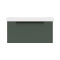 Товар: Тумба под раковину подвесная La Fenice SIMPLA FNC-01-SIM-G-80, серо-зелёная - фото 1 Тумба под раковину подвесная La Fenice SIMPLA FNC-01-SIM-G-80, серо-зелёная — фото 1, Тумбы под раковину