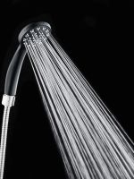 OneLife Душевой гарнитур, штанга 600 мм, лейка 1 режим, шланг 1,5 м, черный арт-OL11B — фото 2, Душевые гарнитуры на штанге