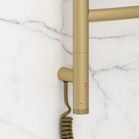 Полотенцесушитель электрический Сунержа Галант 3.1 800х500 МЭМ левый Матовая шампань арт-022-6000-8050 — фото 2, Электрические полотенцесушители