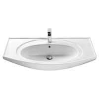 Раковина SANTEK Энигма 100 мебельная белый (WH207777) — фото 1, Раковины подвесные